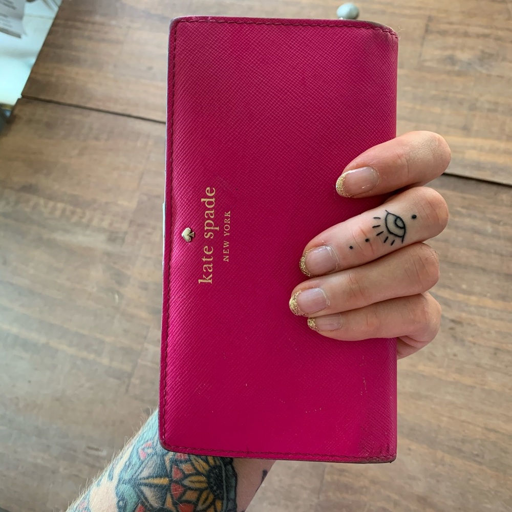 Hot Pink Magenta Kate Spade Wallet